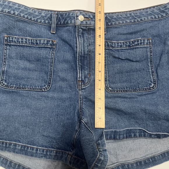 Madewell Sz 22W The Denim Emmett Short: Patch Pocket Edition - Picture 6 of 12